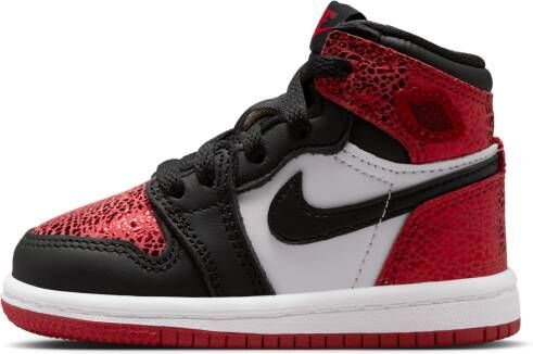 Jordan 1 Retro High OG Schoenen voor baby's peuters Rood