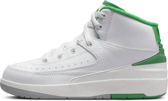 Jordan 2 Retro (Ps) White Lucky Green-Sail-Lt Steel Grey Schoenen pre school DQ8564-103