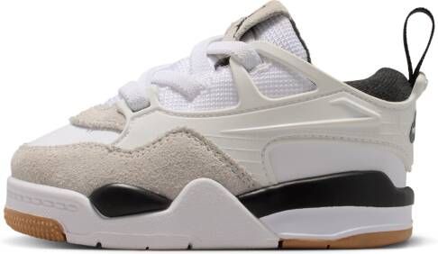 Jordan 4 RM schoenen voor baby's peuters Wit