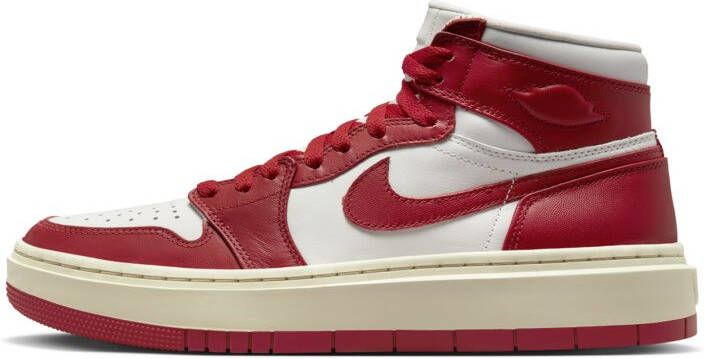 Nike Air Jordan 1 Elevate High Damesschoenen 37.5 Summit White Coconut Milk Varsity Red - Foto 2