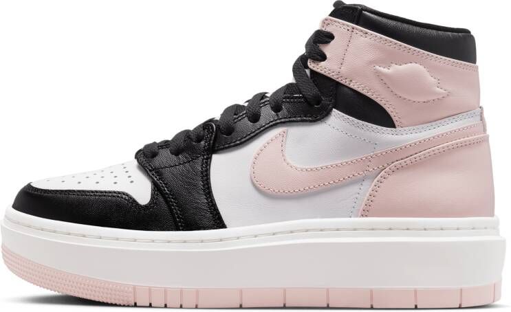 Jordan Wmns Air 1 Elevate High Black Atmosphere-White-Sail