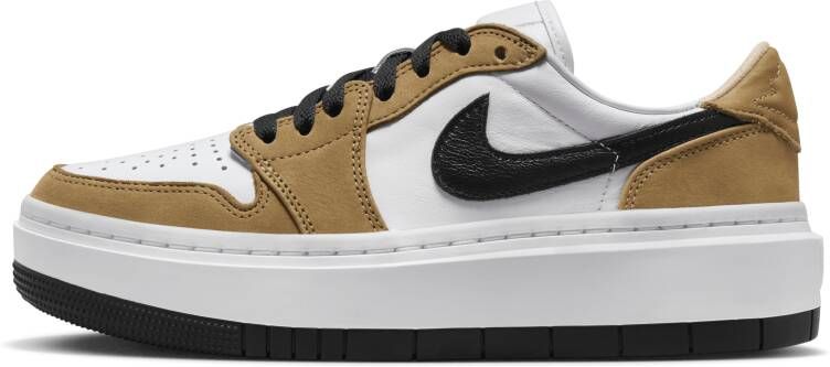 Jordan Aj1 Lv8d Low Sneakers Dames Goud Leer
