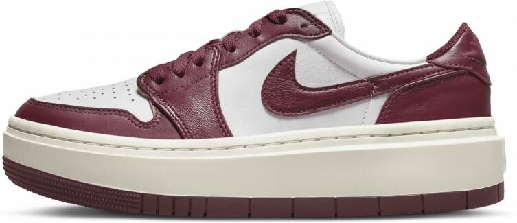 Jordan Wmns Air 1 Elevate Low White Dark Beetroot Sail Schoenmaat 38 1 2 Sneakers DH7004 161 - Foto 2