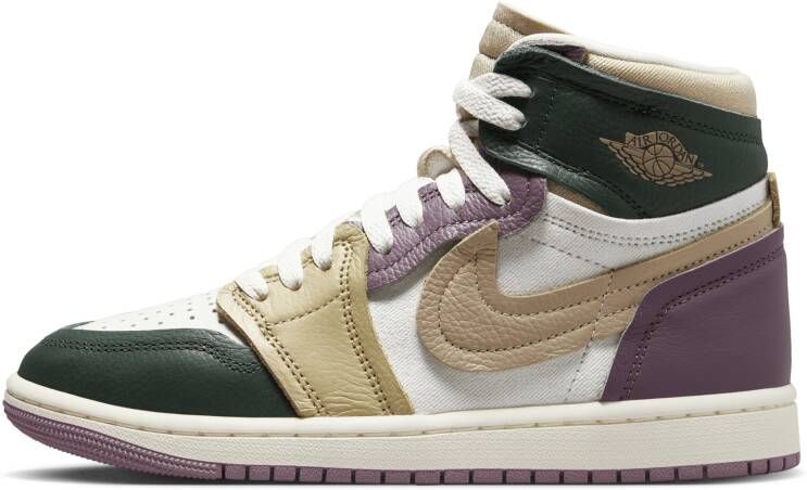 Jordan Air 1 High Method of Make damesschoen Groen