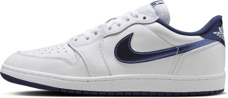 Jordan Metallic Navy Lage Top Sneakers - Foto 3