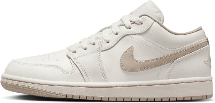 Jordan 1 Low Dames Schoenen Wit Maat: 35.5 Mesh Synthetisch Foot Locker