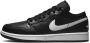 Nike Air Jordan 1 Low Mixte Zwarte Sneakers Black Heren - Thumbnail 1