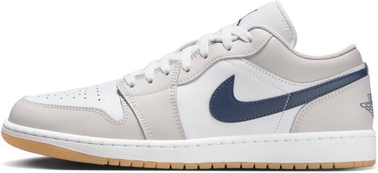 Jordan Aj1 Low Heren Schoenen Wit Maat: 42.5 Leer Foot Locker