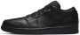 Jordan AIR 1 Low Heren Sneakers Sportschoenen Schoenen Zwart 553558 - Thumbnail 2