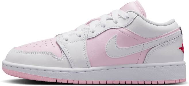 Jordan Aj1 Low Unisex Schoenen Roze Maat: 36.5 Leer Foot Locker