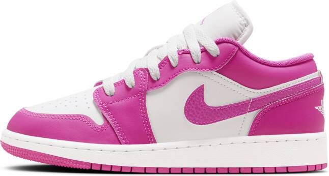 Jordan Aj1 Low Unisex Schoenen Roze Maat: 36.5 Leer Foot Locker