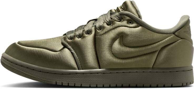 Jordan 1 Low Dames Schoenen Olijf Maat: 36.5 Mesh Synthetisch Foot Locker