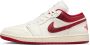 Jordan Aj1 Low Dames Schoenen Beige Maat: 37.5 Leer Foot Locker - Thumbnail 1