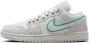 Jordan 1 Low Dames Schoenen Grijs Maat: 35.5 Leer Synthetisch Foot Locker - Thumbnail 1