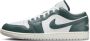 Jordan 1 Low Heren Schoenen Groen Maat: 40.5 Leer Foot Locker - Thumbnail 1