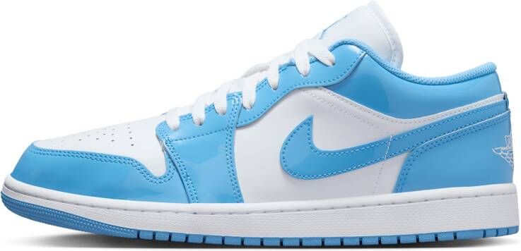 Jordan 1 Low Heren Schoenen Wit Maat: 42.5 Leer Foot Locker