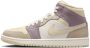 Jordan 1 Mid Dames Schoenen Beige Maat: 36.5 Polyester Foot Locker - Thumbnail 1