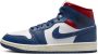 Jordan Wmns Air 1 Mid Basketball Schoenen white french blue gym red sail maat: 39 beschikbare maaten:39 - Thumbnail 2