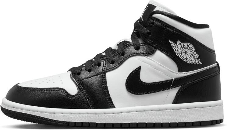 Jordan Wmns Air 1 Mid Basketball Schoenen white black white maat: 36 beschikbare maaten:36.5 37.5 38.5 39 40.5 41 42 36 - Foto 3