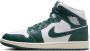 Jordan 1 Mid Dames Schoenen Wit Maat: 36 Polyester Foot Locker - Thumbnail 1