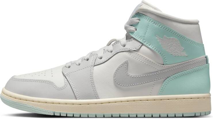 Jordan 1 Mid Dames Schoenen Bruin Maat: 36.5 Polyester Foot Locker