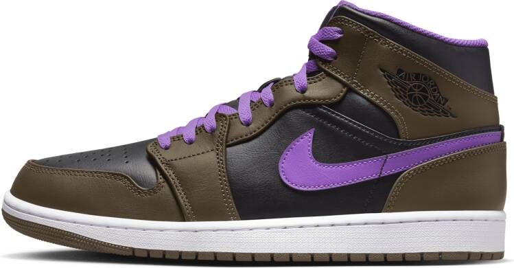 Jordan Air 1 Mid Palomino White-Wild Berry