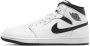 Jordan 1 Mid Heren Schoenen Wit Maat: 40.5 Leer Synthetisch Foot Locker - Thumbnail 1