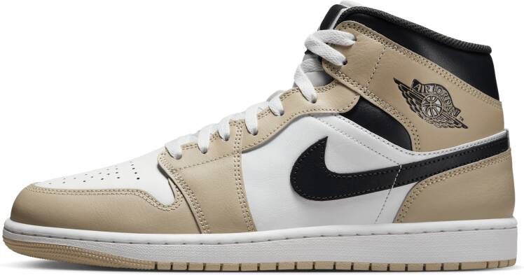 Jordan Air 1 Mid Herenschoenen Wit