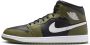 Jordan Aj1 Heren Schoenen Zwart Maat: 40.5 Leer Foot Locker - Thumbnail 1