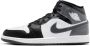 Jordan 1 Mid Heren Schoenen Zwart Maat: 40.5 Leer Synthetisch Foot Locker - Thumbnail 1