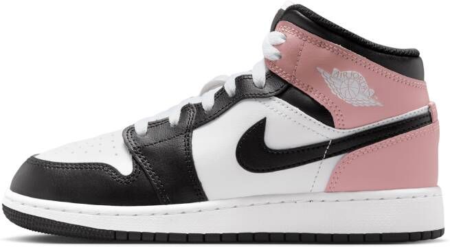 Jordan Air 1 Mid Kinderschoenen Wit