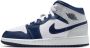 Jordan Aj1 Mid Unisex Schoenen Wit Maat: 35.5 Leer Foot Locker - Thumbnail 1