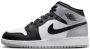 Jordan Aj1 Mid Unisex Schoenen Wit Maat: 35.5 Leer Foot Locker - Thumbnail 1