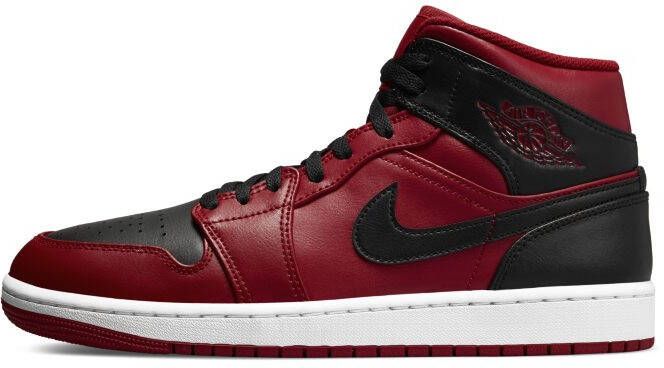 Jordan Air 1 Mid Schoenen Rood