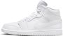 Jordan Air 1 Mid Basketball Schoenen white white white maat: 47.5 beschikbare maaten:41 42.5 43 44.5 45 46 47.5 45.5 - Thumbnail 3
