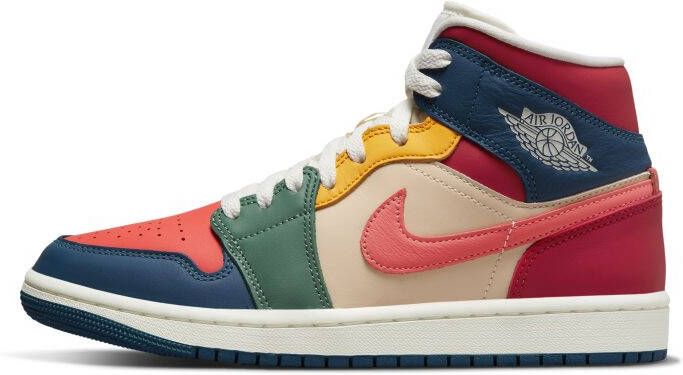 Jordan Wmns Air 1 Mid Se French Blue Magic Ember Fire Red Beach Schoenmaat 37 1 2 Sneakers DN3738 400 - Foto 12