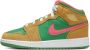 Jordan Air 1 Mid Se (gs) Basketball Schoenen chutney celestial gold lucky green maat: 39 beschikbare maaten:38 39 40 - Thumbnail 1