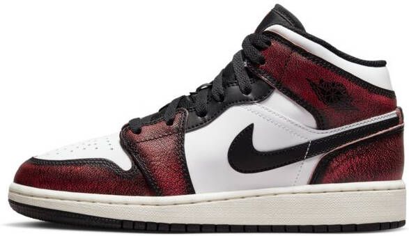 Jordan Air 1 Mid SE Kinderschoenen Zwart