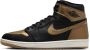 Jordan Aj1 Retro High Og Heren Schoenen Zwart Maat: 40.5 Leer Foot Locker - Thumbnail 1