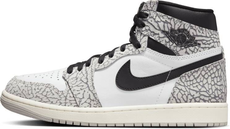 Jordan Air 1 Retro High Og Tech Grey Muslin-Black-White