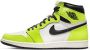 Jordan Air 1 Retro High Og Volt Black Sail Schoenmaat 40 1 2 Sneakers 555088 702 - Thumbnail 3