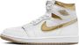 Jordan Air 1 Retro High OG 'White and Gold' damesschoenen Wit - Thumbnail 1