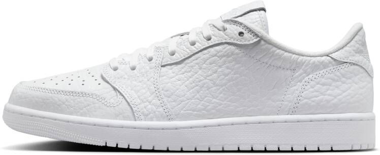 Jordan Air  1 Retro Low schoenen zonder Swoosh voor heren Wit