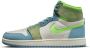 Jordan W Air 1 Zoom Cmft 2 Cerulean Green Strike-Oil Green-Phantom - Thumbnail 2