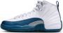 Jordan Air  12 Retro 'French Blue' kinderschoenen Wit - Thumbnail 1