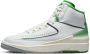 Jordan Air 2 Retro (Gs) White Lucky Green-Sail-Lt Steel Grey - Thumbnail 1