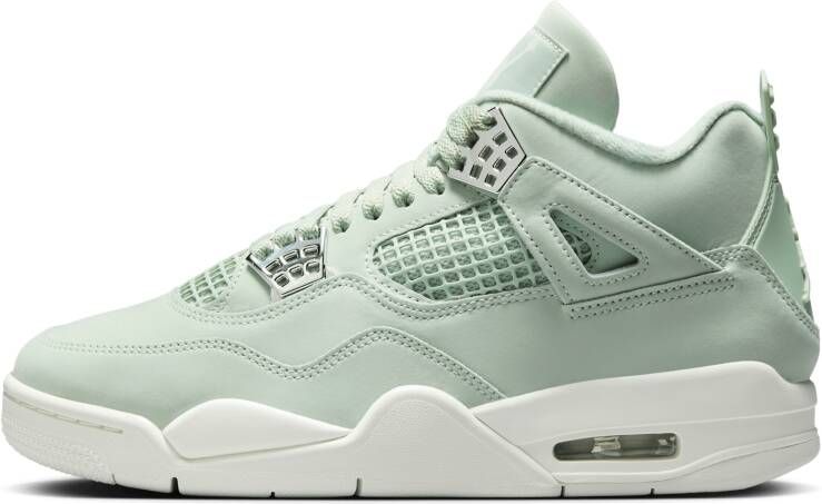 Jordan 4 Retro Dames Schoenen Groen Maat: 36.5 Leer Foot Locker