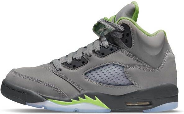 Jordan Air 5 Retro(Gs ) Silver Green Bean Flint Grey Schoenmaat 36+ Shoes grade school DQ3734 003