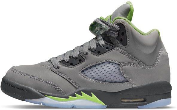 Jordan Air 5 Retro(Gs ) Silver Green Bean Flint Grey Schoenmaat 37+ Shoes grade school DQ3734 003