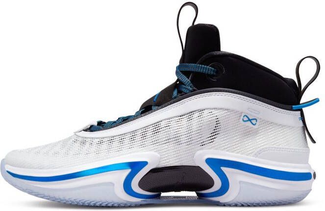 Jordan Air 36 White Sport Blue Black Schoenmaat 42 1 2 Basketball Perfor ce Mid CZ2650 101 - Foto 2